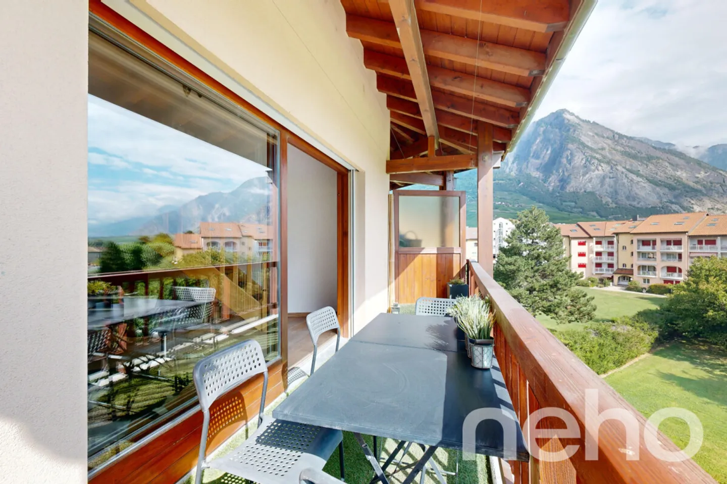 Duplex esclusivo ai Bains de Saillon - Accesso privato e vista montagne - Foto 10 di 13