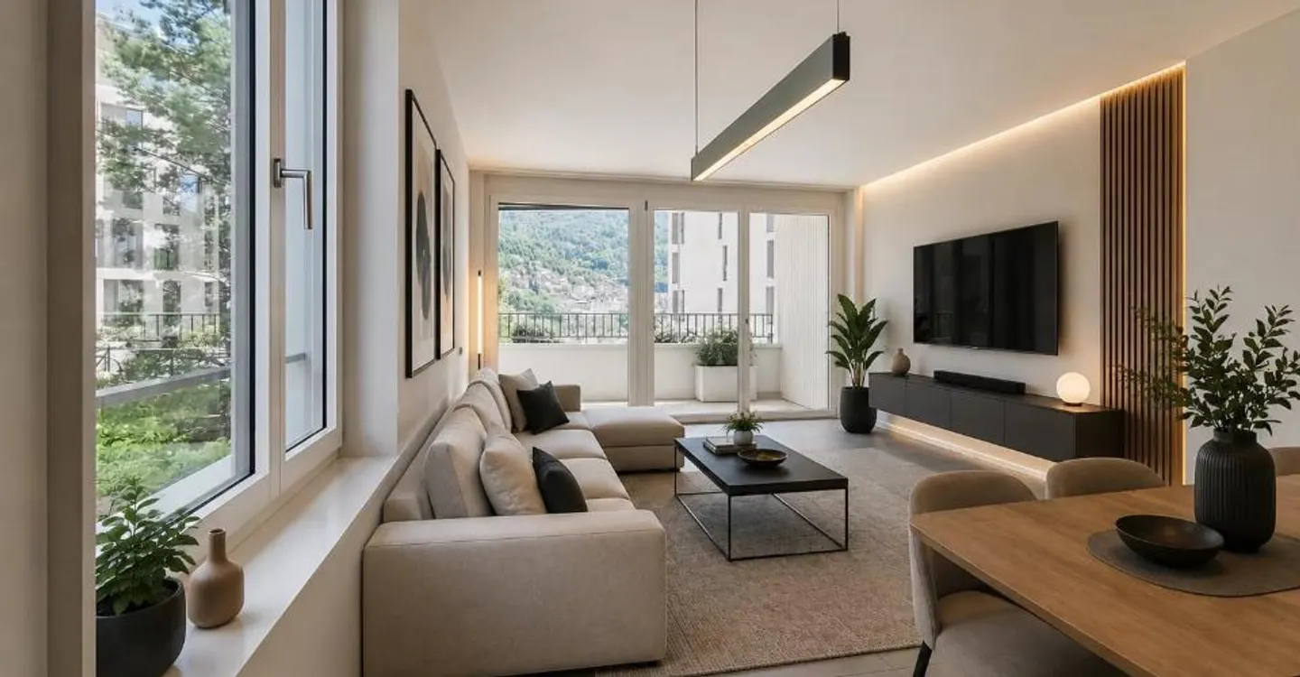 3.5 pièces dans PPE moderne - Photo 1 sur 6