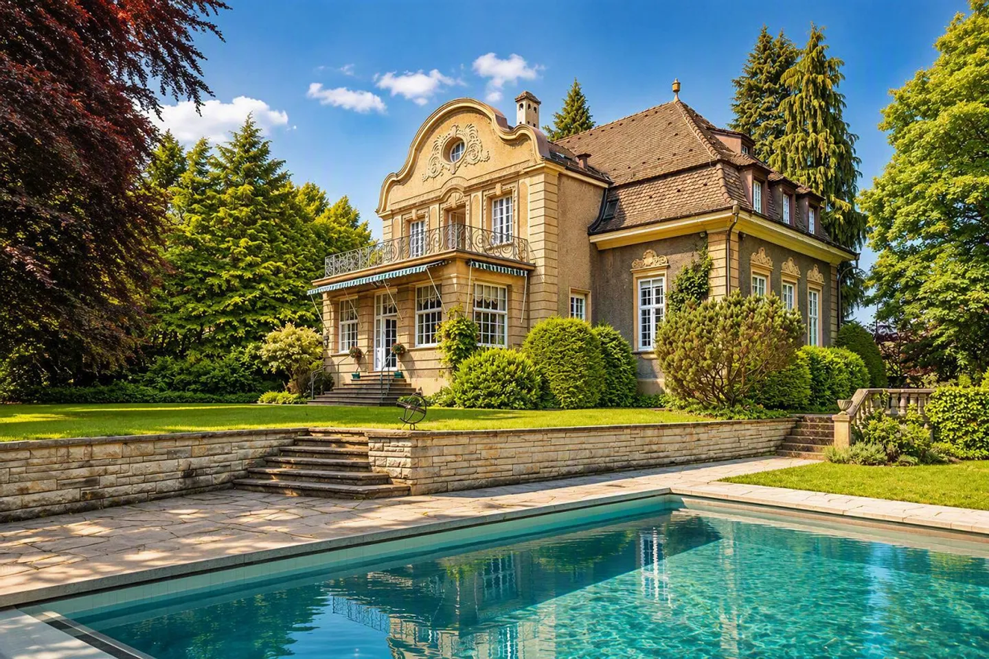 Historic Basel City Villa with Lots of Privacy - Photo 6 of 7