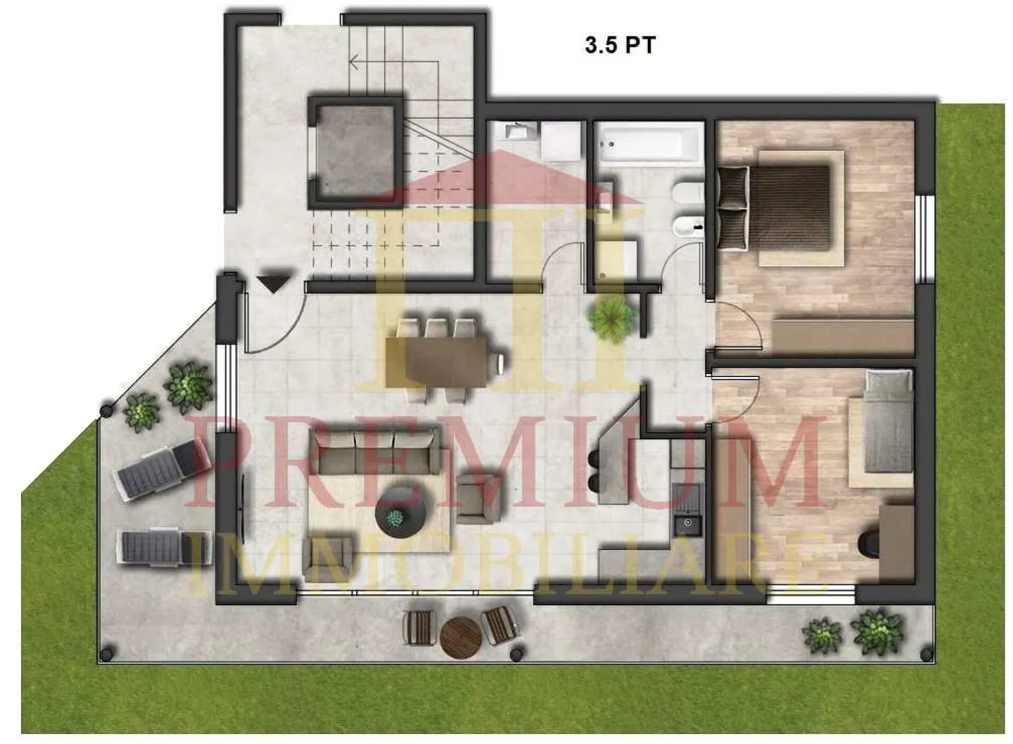 Appartamento Charmante con Giardino - Foto 6 di 7