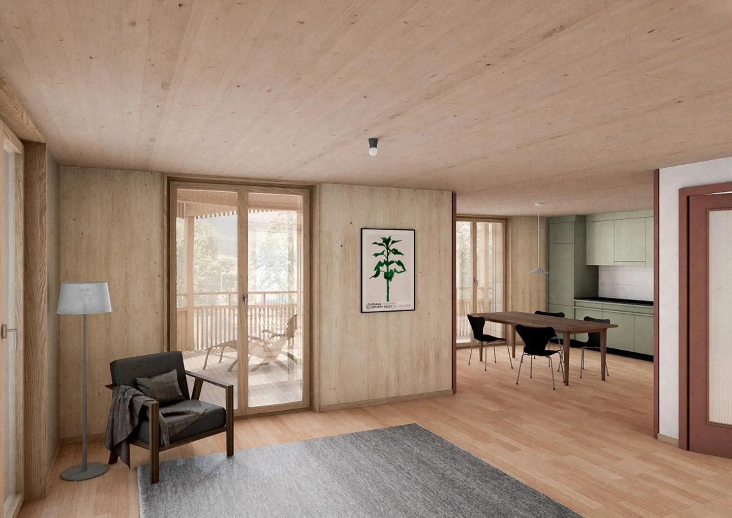 Prima locazione - Vivere in una casa in legno massiccio idilliaca - Foto 8 di 11