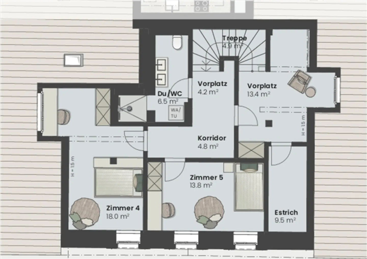 È iniziata la costruzione! Appartamento di 7,5 stanze MFH Casa Ost Puurehuus Wermatswil - Foto 7 di 9