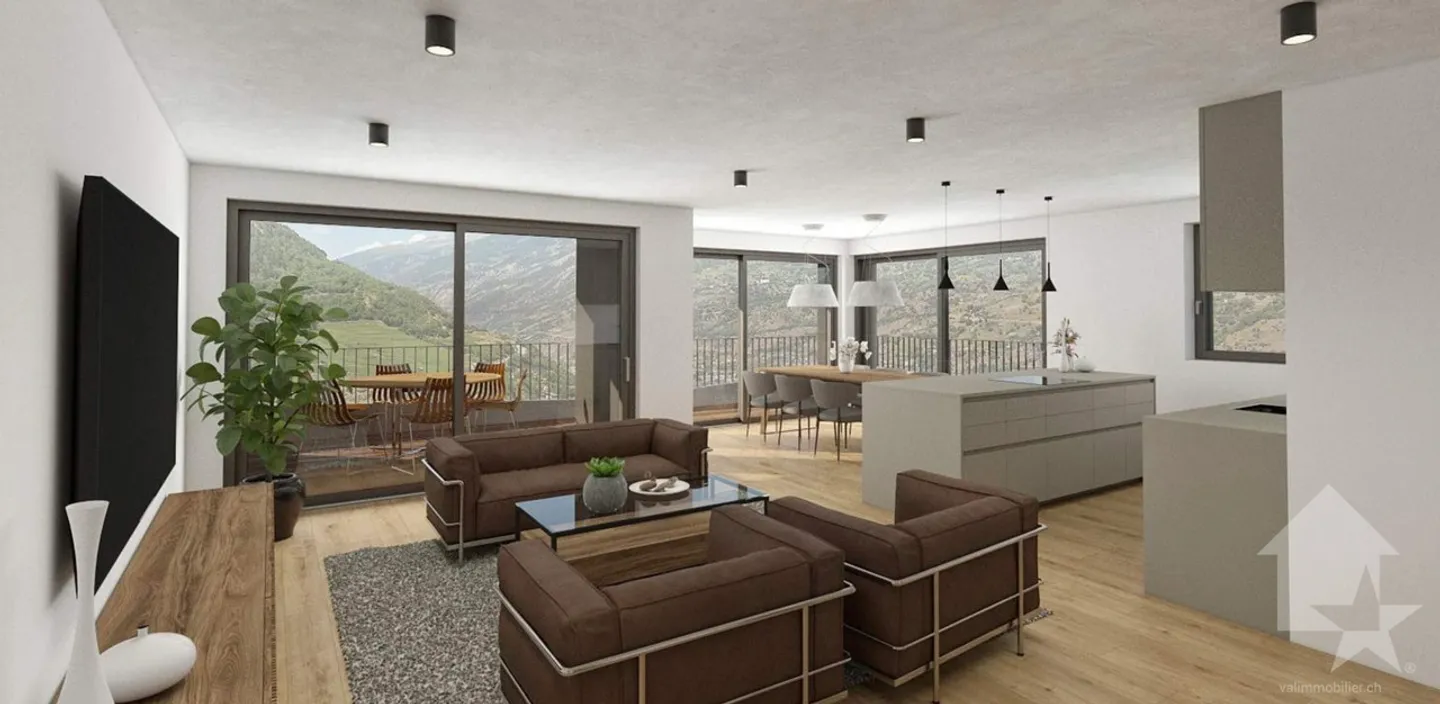New 3.5-room apartment in a privileged height - Photo 1 of 7