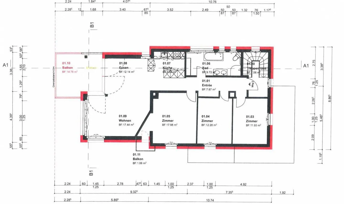 Bright 4.5-room apartment in a quiet neighborhood - Photo 8 of 8
