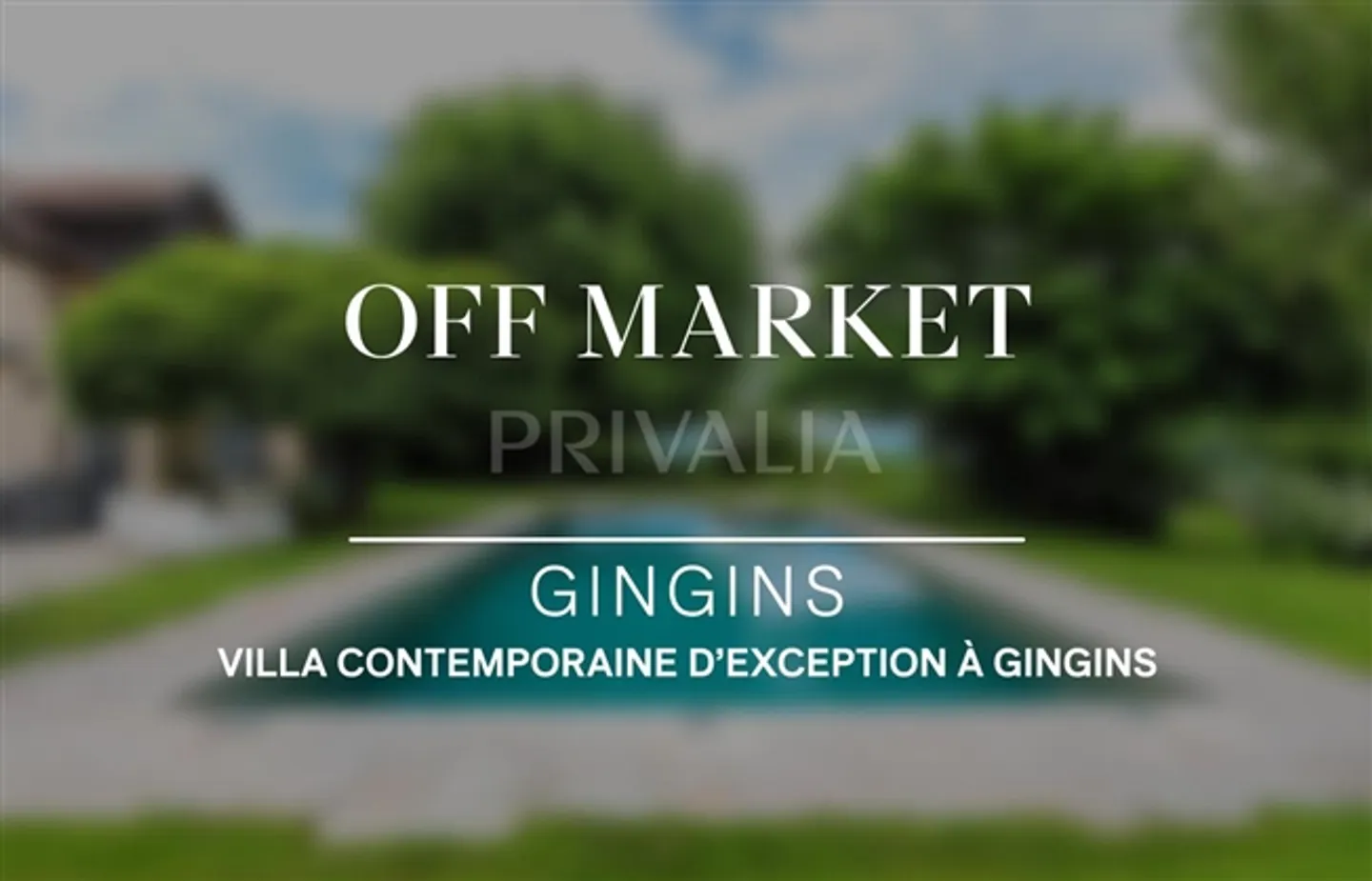 Villa contemporanea off-market a Gingins - Foto 1 di 2