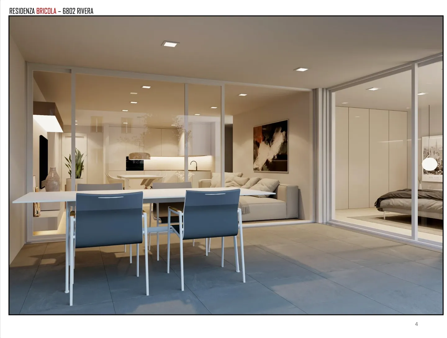 Appartement moderne et lumineux de 2,5 pièces dans une nouvelle construction à Rivera - Photo 5 sur 6