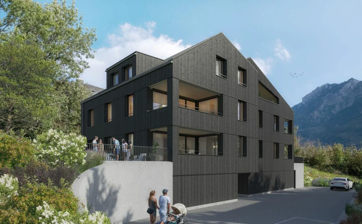 Condominio attraente di 3,5 stanze in una posizione idilliaca e molto tranquilla - Foto 2 di 6