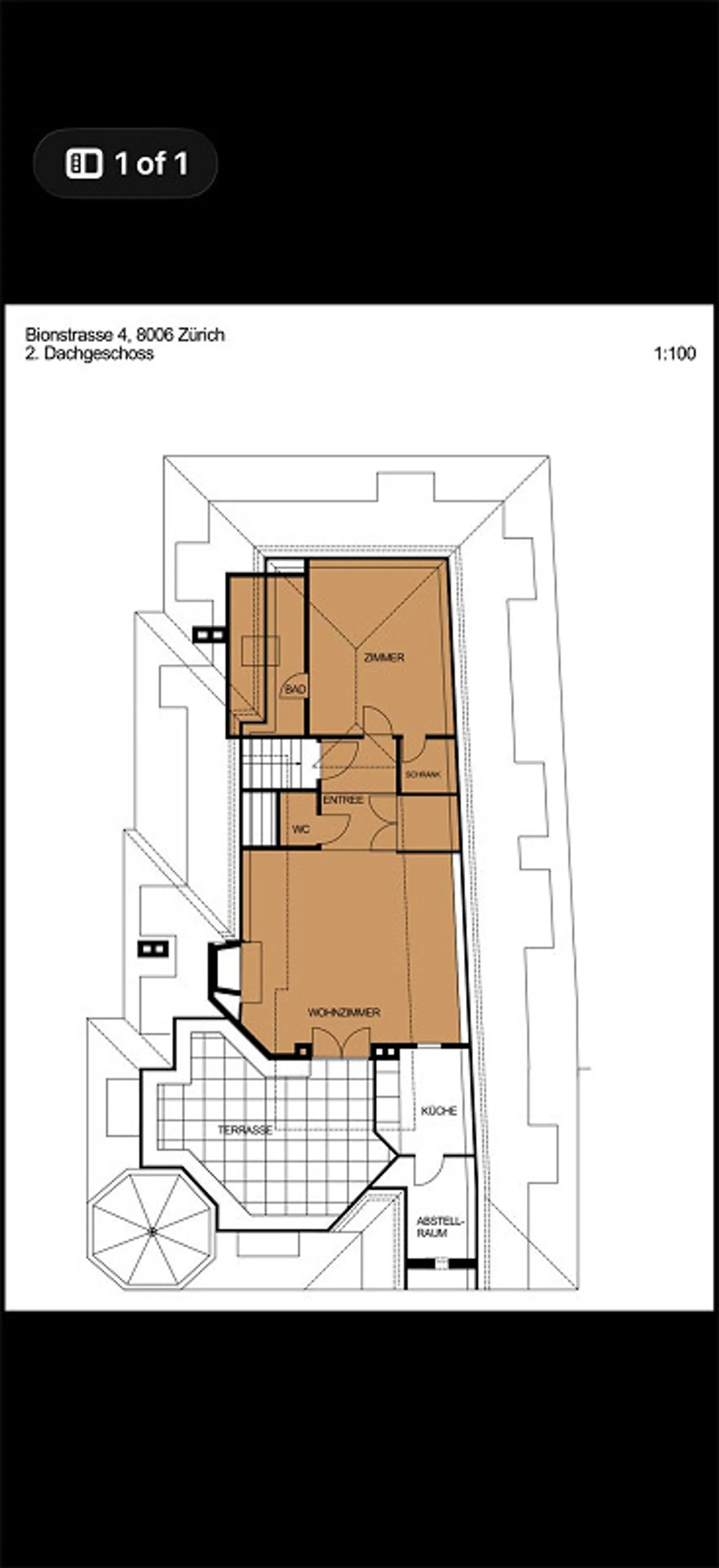 Helles Apartment mit geräumiger Terrasse und schöner Aussicht auf Zürich - Foto 12 von 12