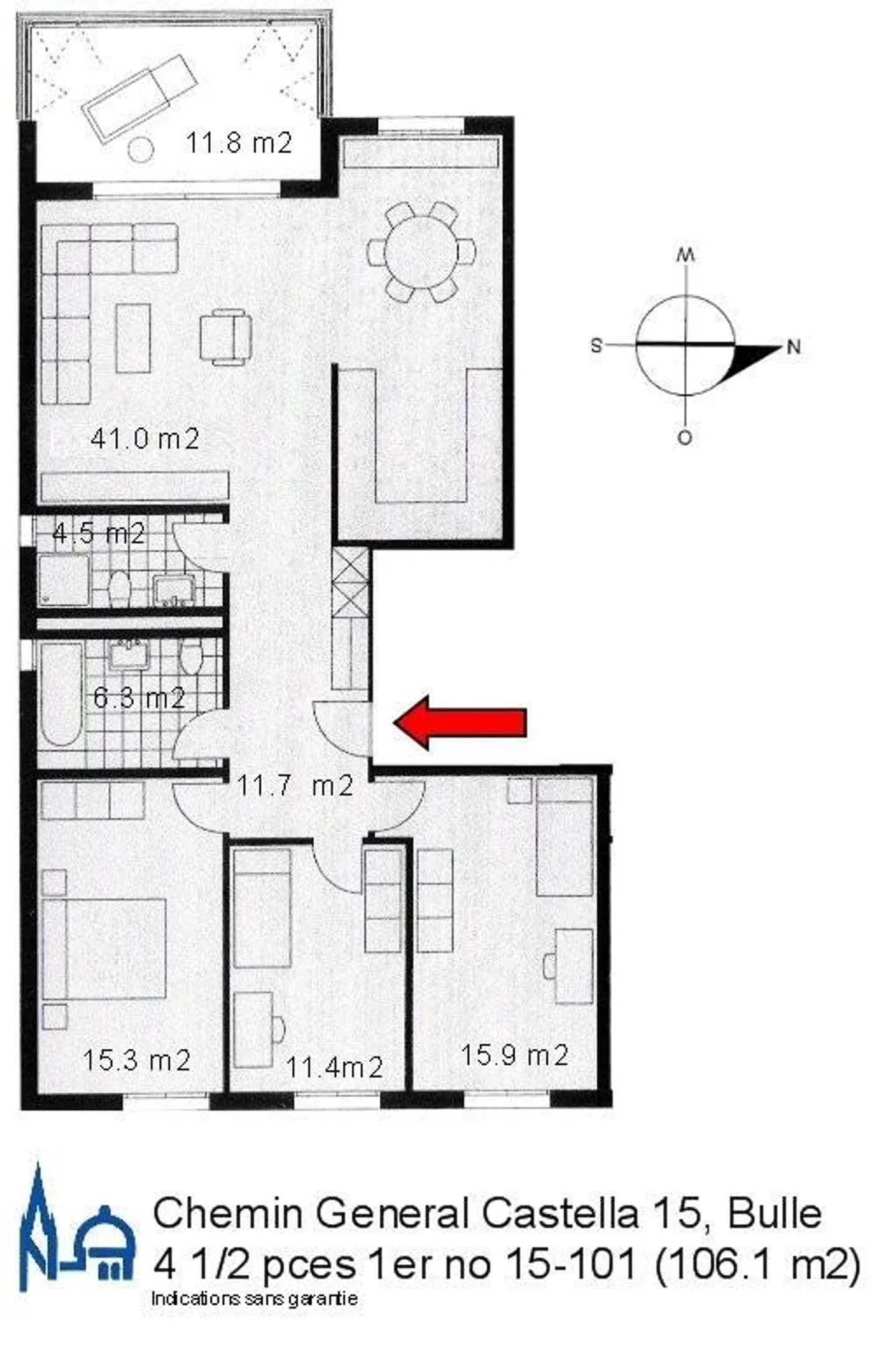 Charming 4.5 rooms in a very family-friendly neighborhood - Photo 9 of 10