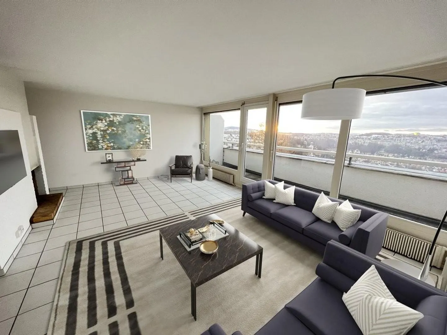 Wunderschöne Penthouse-Wohnung in der Nähe aller Annehmlichkeiten - Foto 1 von 9