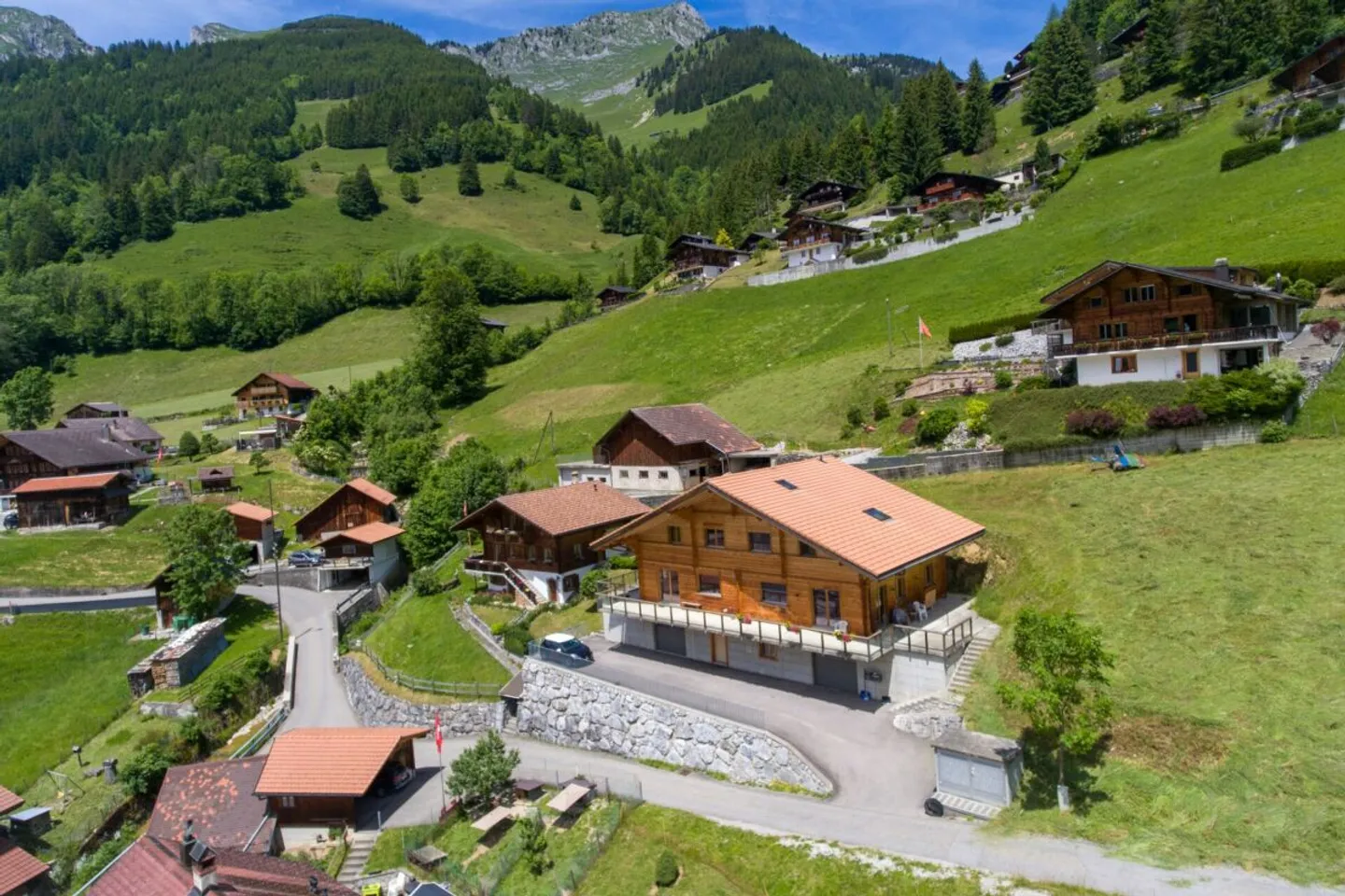 Posizione montana da sogno a Jaun: la tua nuova casa o il perfetto investimento - Foto 1 di 17
