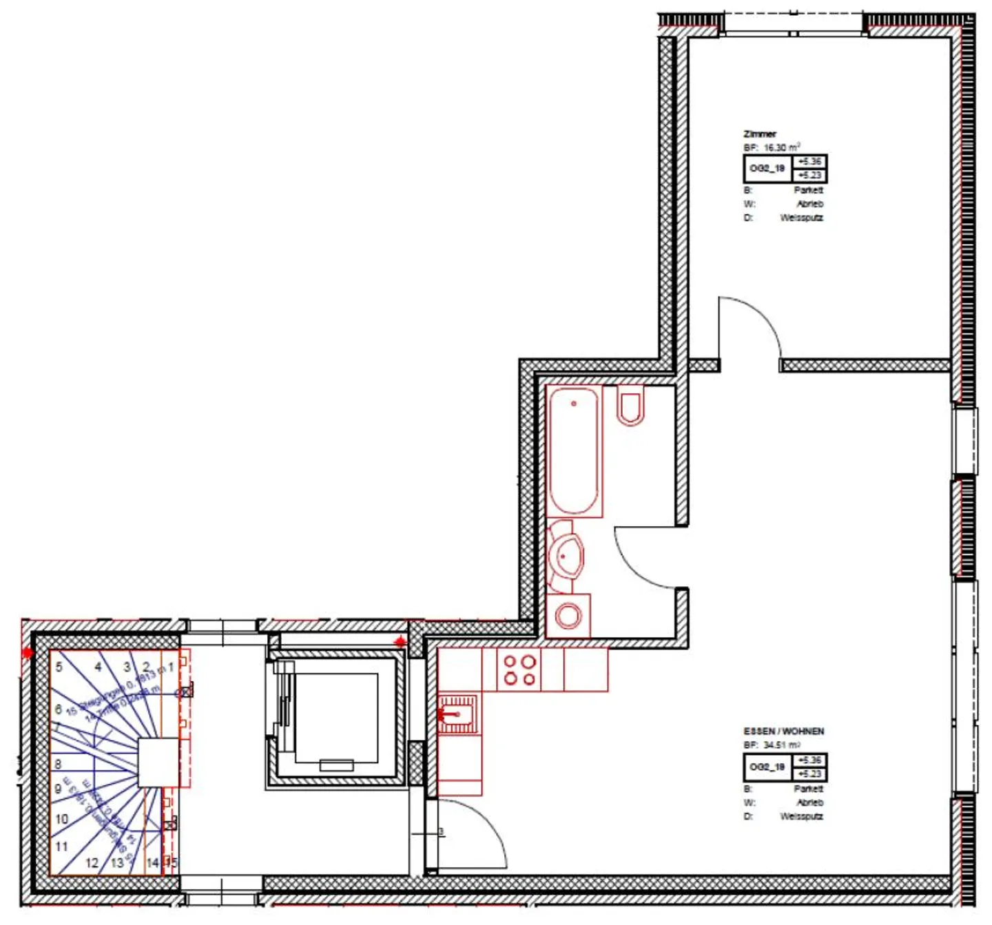 Appartamento moderno di 2,5 stanze in una posizione privilegiata a Jona! - Foto 8 di 8