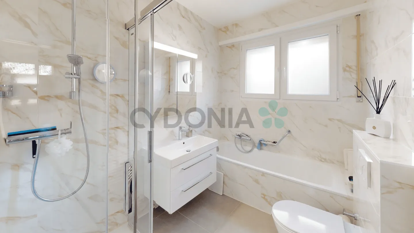 Exclusive 5-room apartment on the top floor with panoramic views of Lake Geneva - Photo 6 of 8