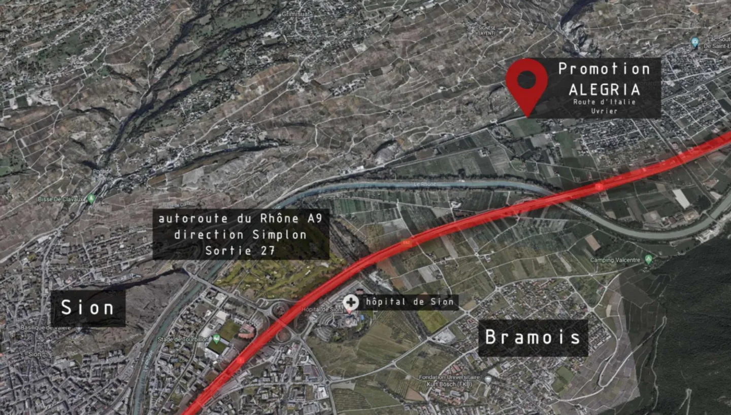 Gartenwohnung in Uvrier - Foto 12 von 14