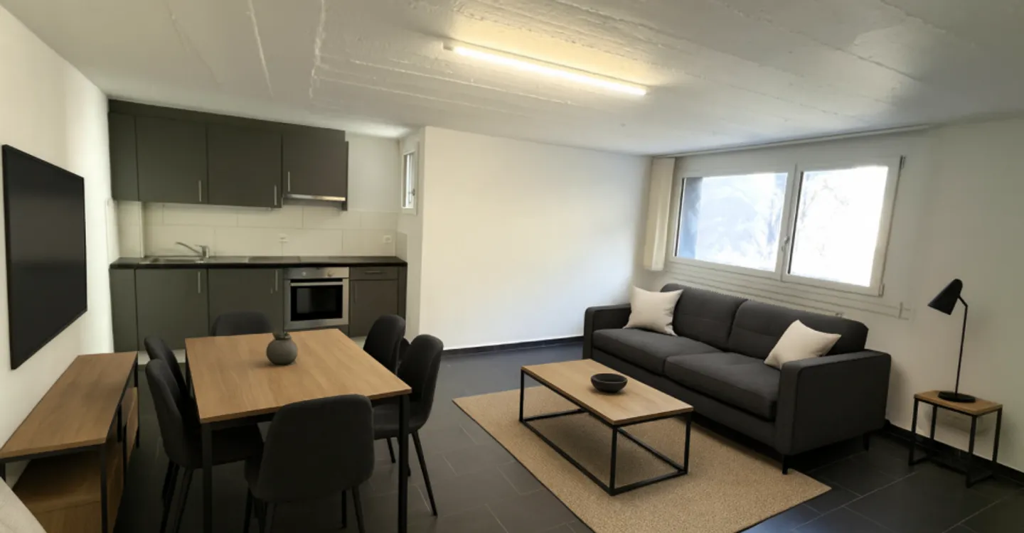 St-Imier, Studio im 2. Stock im Stadtzentrum - Foto 1 von 4