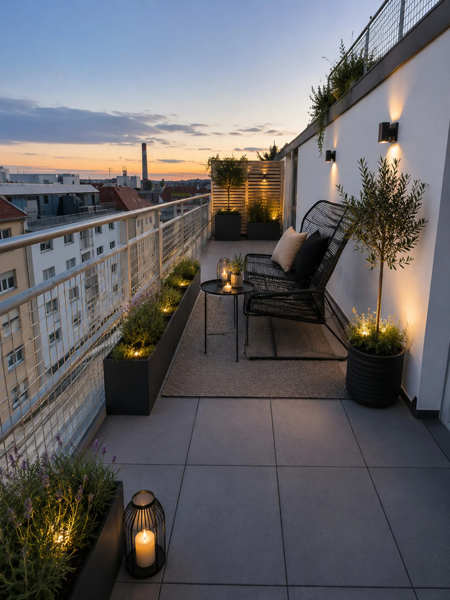Vivere luminoso con giardino sul tetto e viste impressionanti - Foto 13 di 18