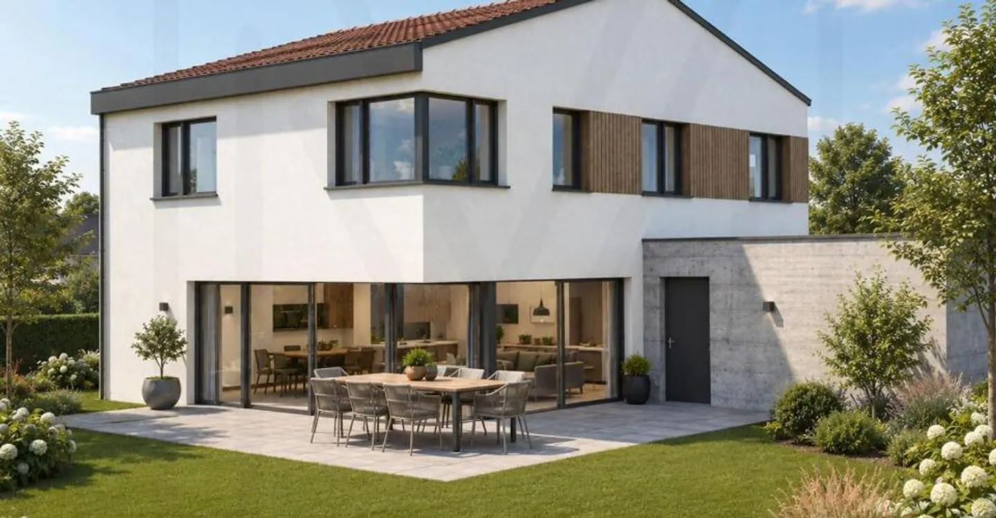 nächstes Projekt - großes neues Einfamilienhaus - Foto 1 von 6