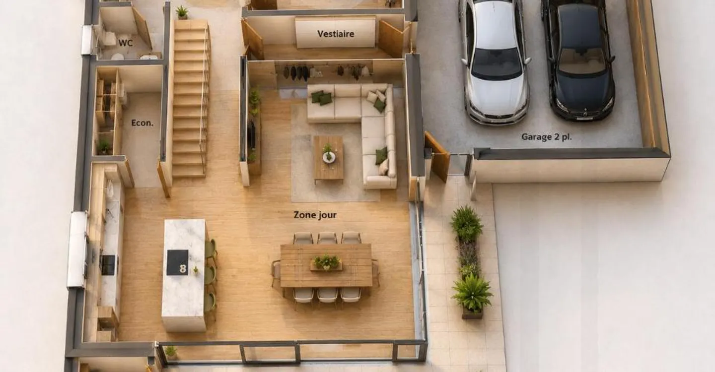nächstes Projekt - großes neues Einfamilienhaus - Foto 4 von 6