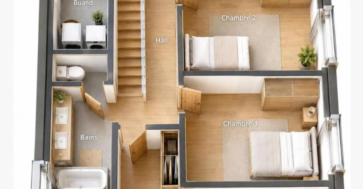 nächstes Projekt - großes neues Einfamilienhaus - Foto 5 von 6