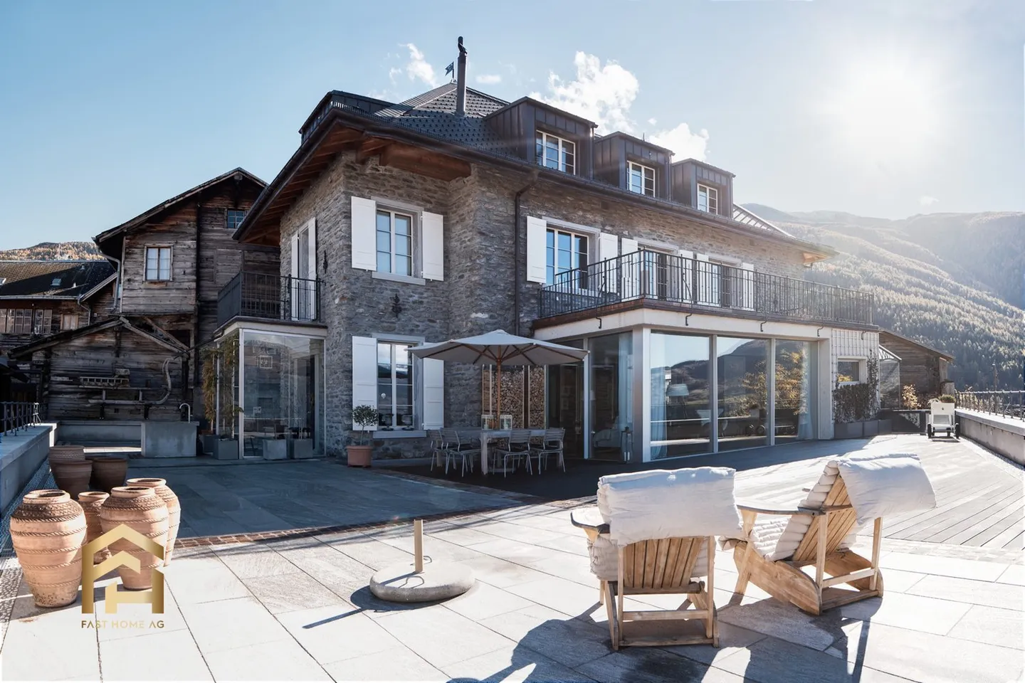 Exclusive Castle Property with Panoramic View in Bürchen (UNESCO World Heritage) - Photo 1 of 13