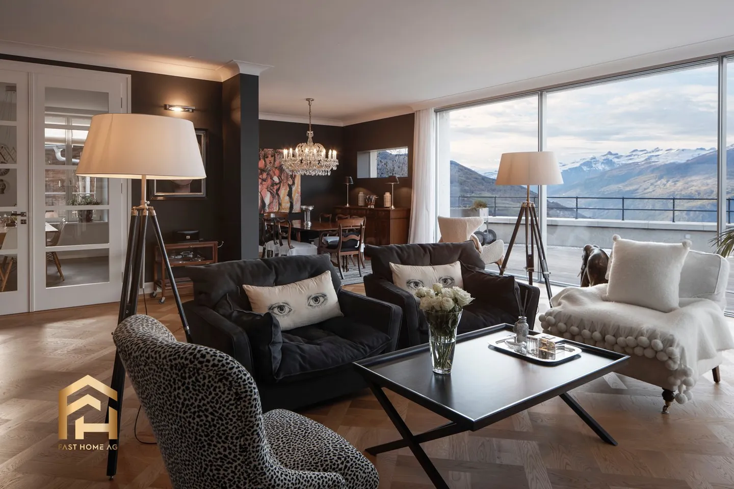 Exclusive Castle Property with Panoramic View in Bürchen (UNESCO World Heritage) - Photo 5 of 13