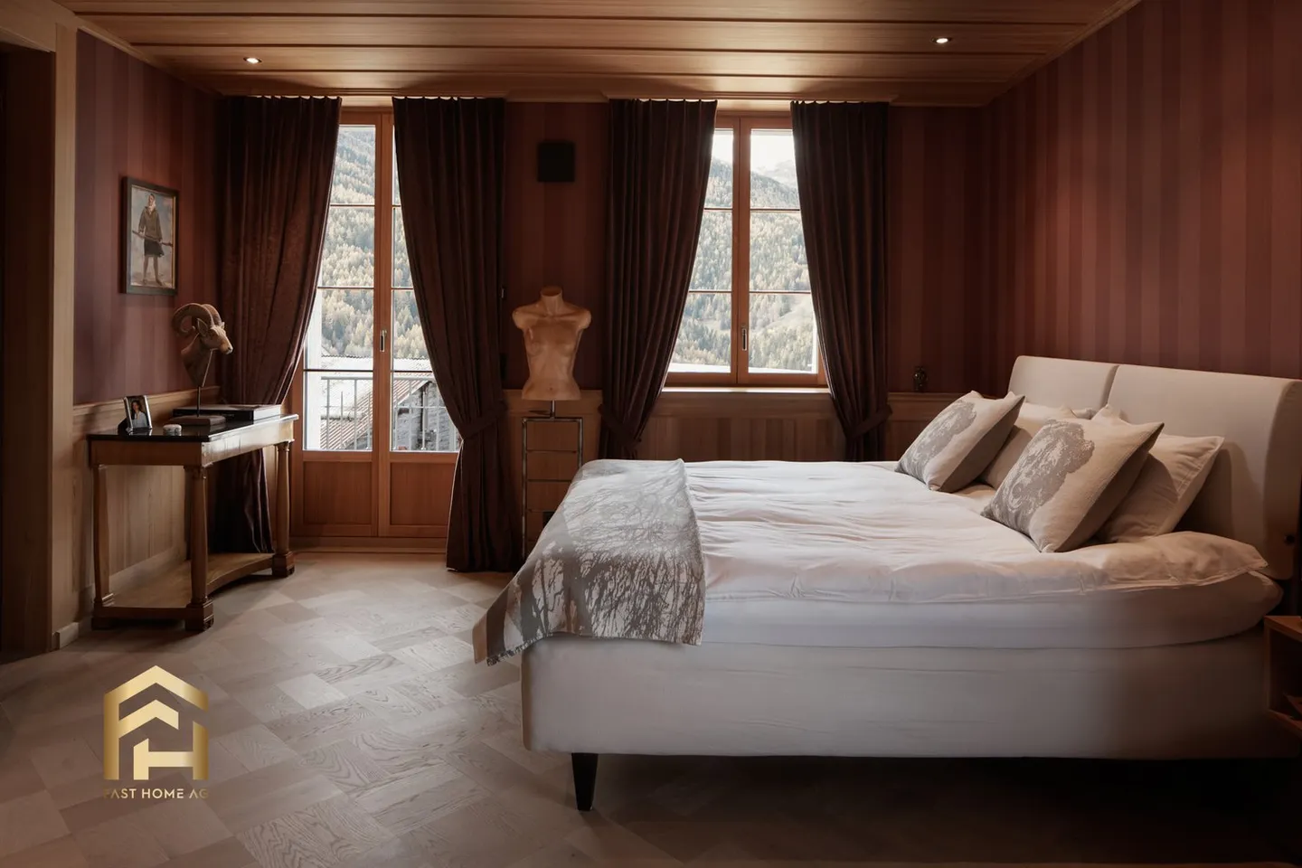 Exclusive Castle Property with Panoramic View in Bürchen (UNESCO World Heritage) - Photo 8 of 13
