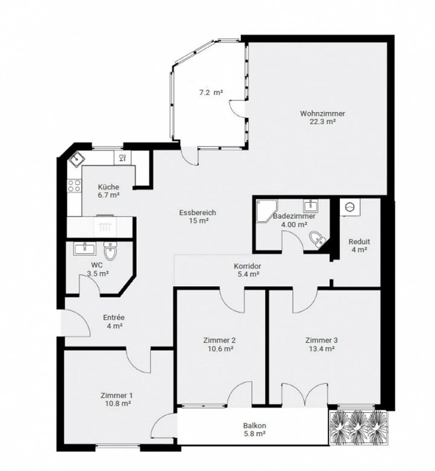 Helle Wohnung mit sonnigem Balkon - Foto 11 von 11