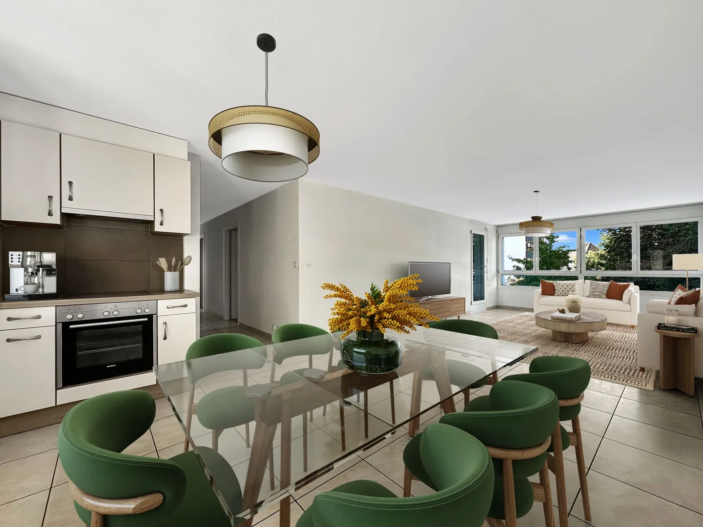 4,5-ZIMMER-WOHNUNG MIT BALKON - Foto 4 von 13