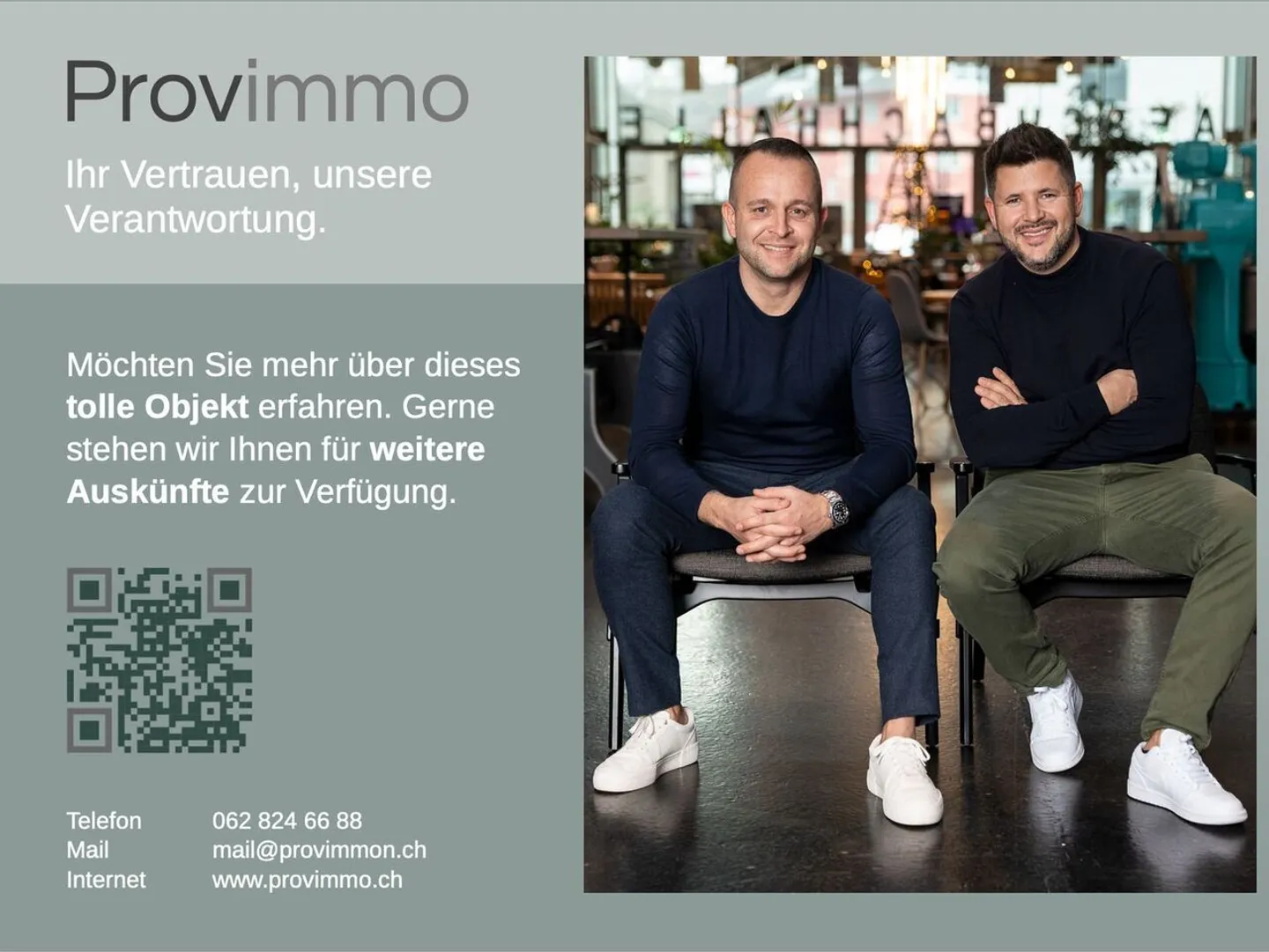 Moderne 3.5-Zimmerwohnung in Holziken - Foto 2 von 13