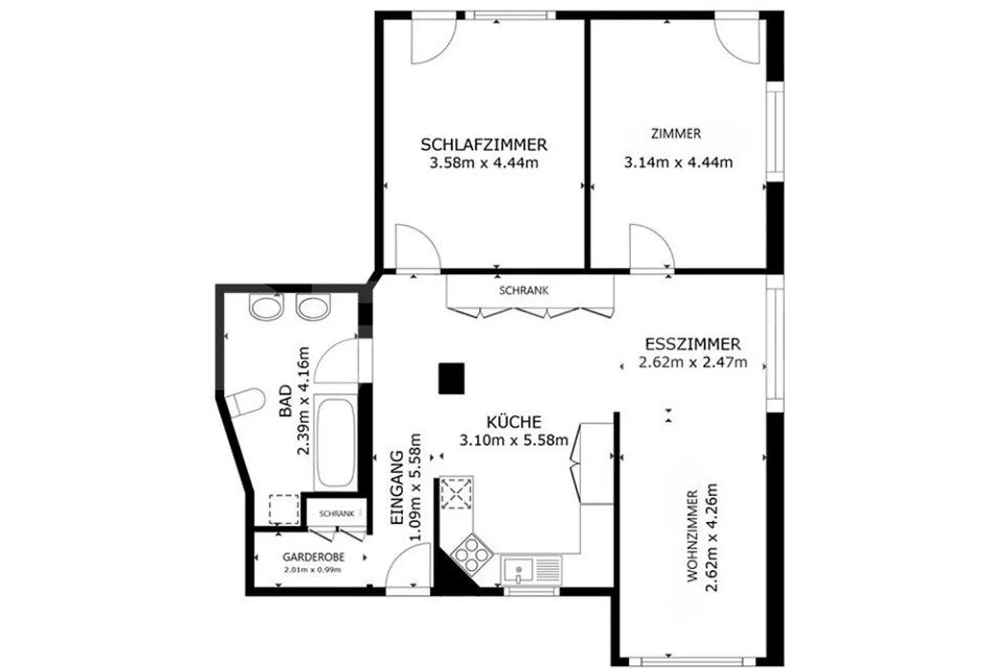 Freistehendes Haus mit Zwei Wohneinheiten - Foto 11 von 13