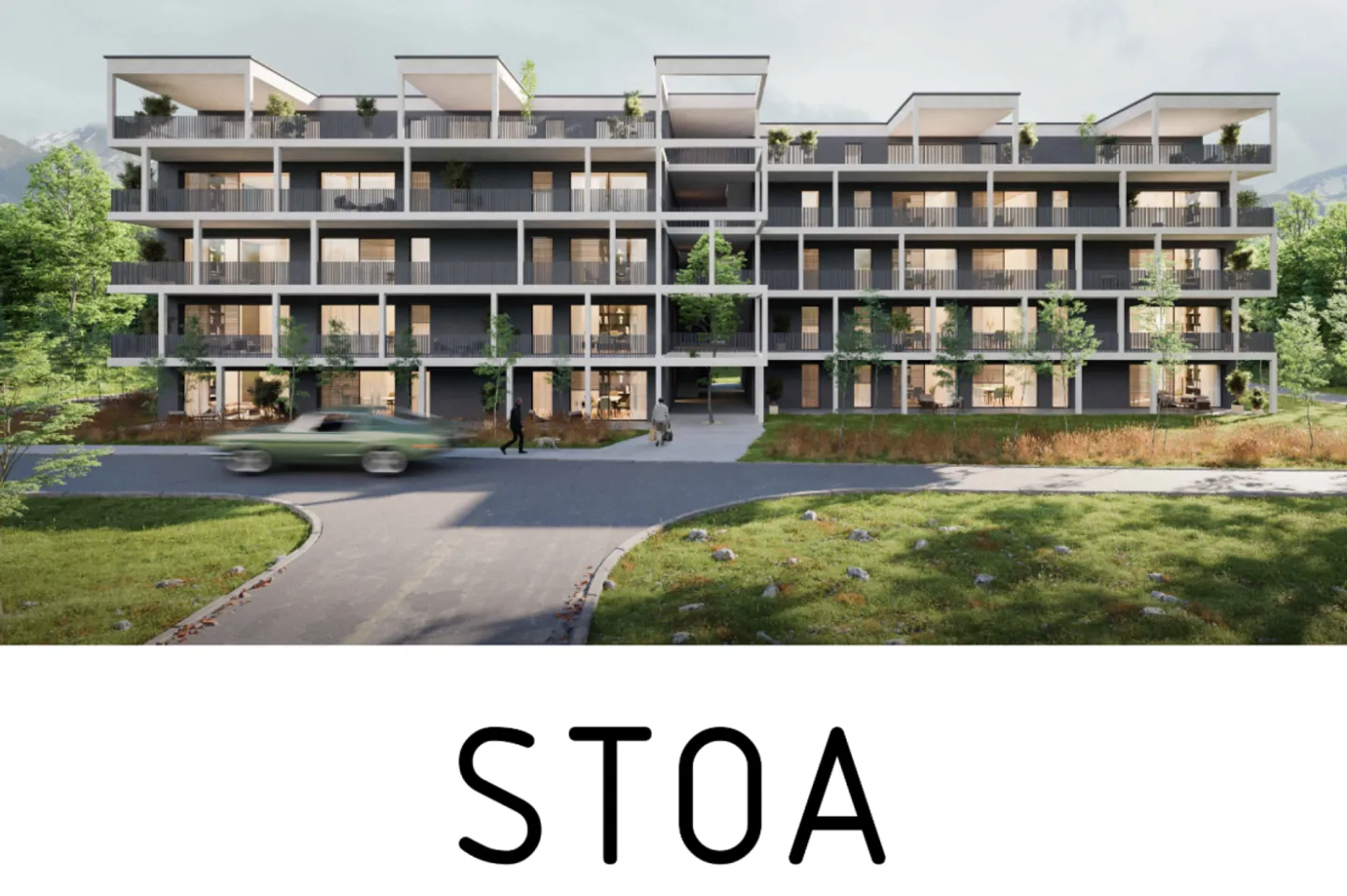 Modernes Apartment in Aproz - Foto 1 von 9