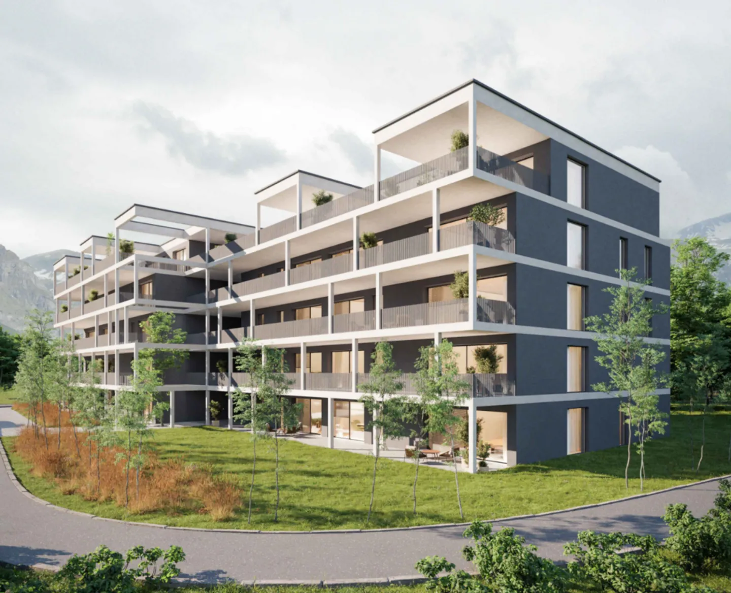 Modernes Apartment in Aproz - Foto 3 von 9