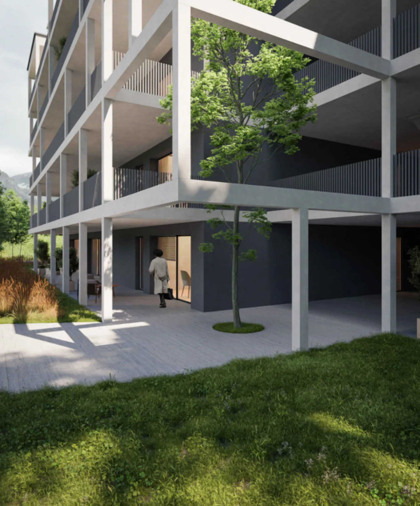 Modernes Apartment in Aproz - Foto 4 von 9