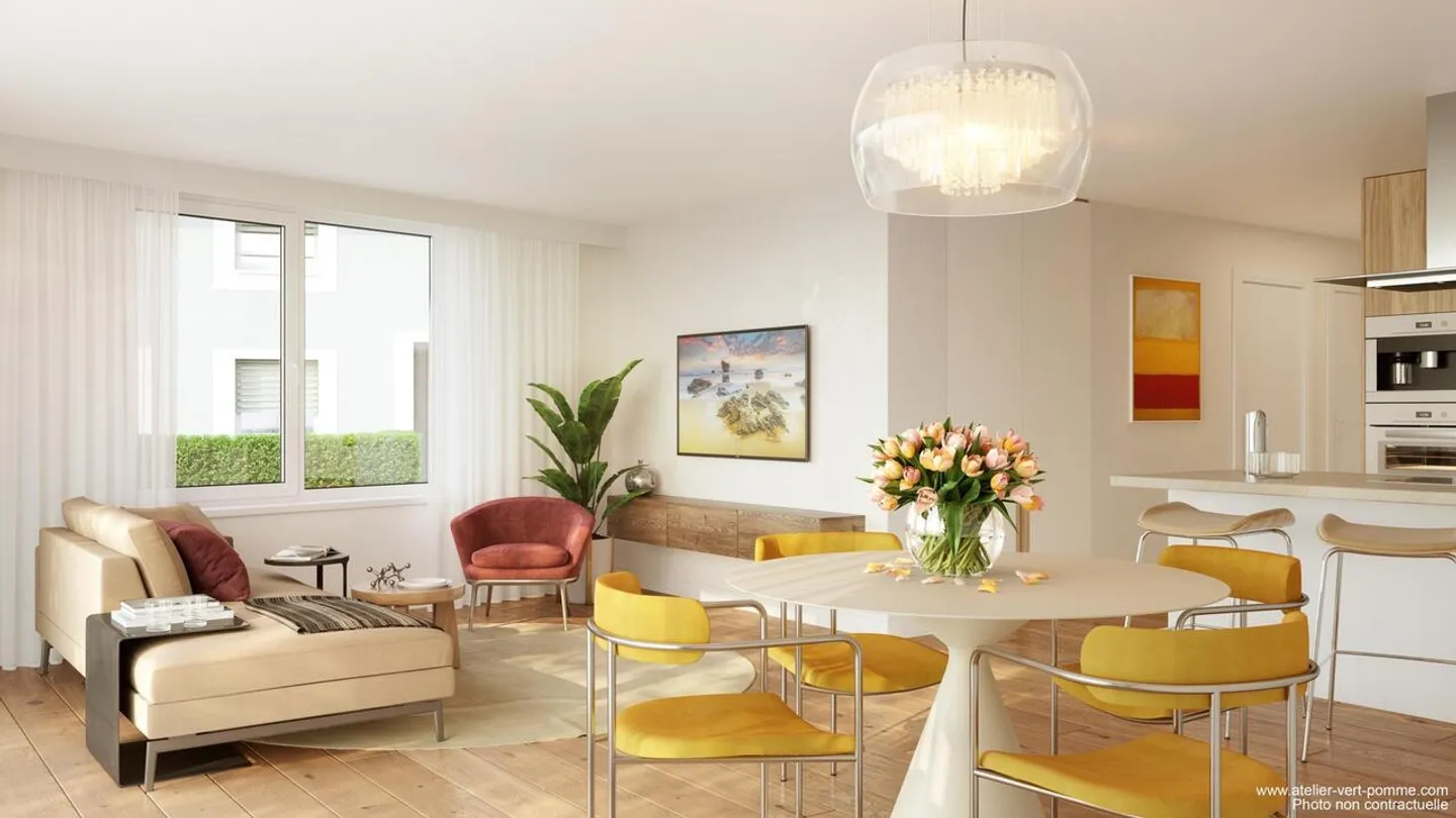3.5 rooms with large balcony: Construction open! - Photo 4 of 10