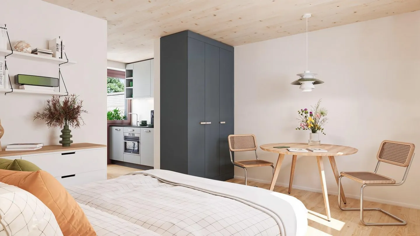 Charmantes Studio in Stadtsägi - Foto 1 von 4