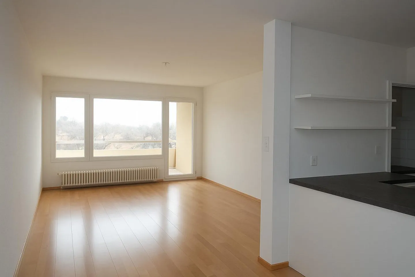 Appartement 3.5 pièces à Birsfelden - Photo 2 sur 6
