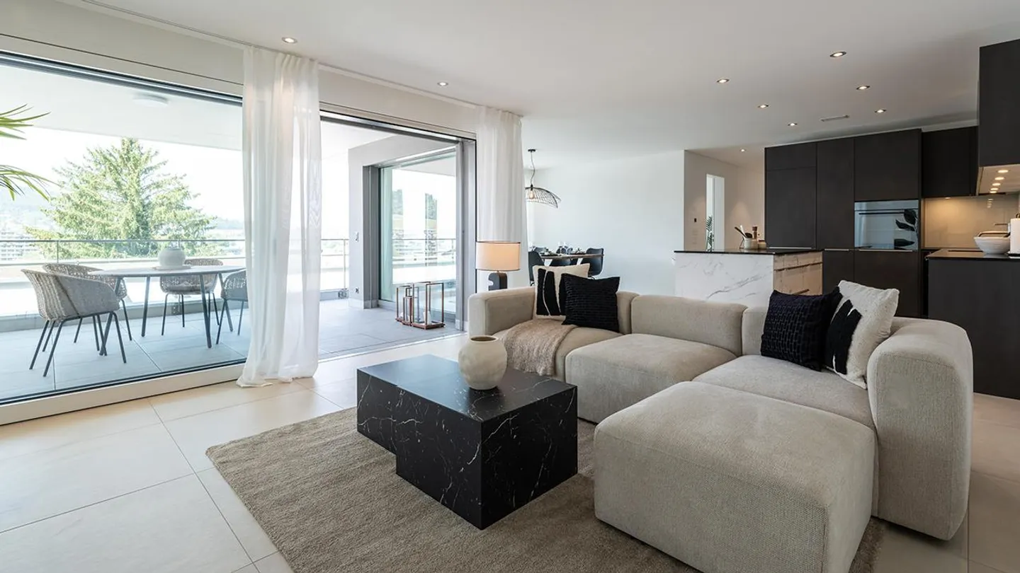 Ready-to-move-in 4½-room terrace apartment with a view - Photo 12 of 24