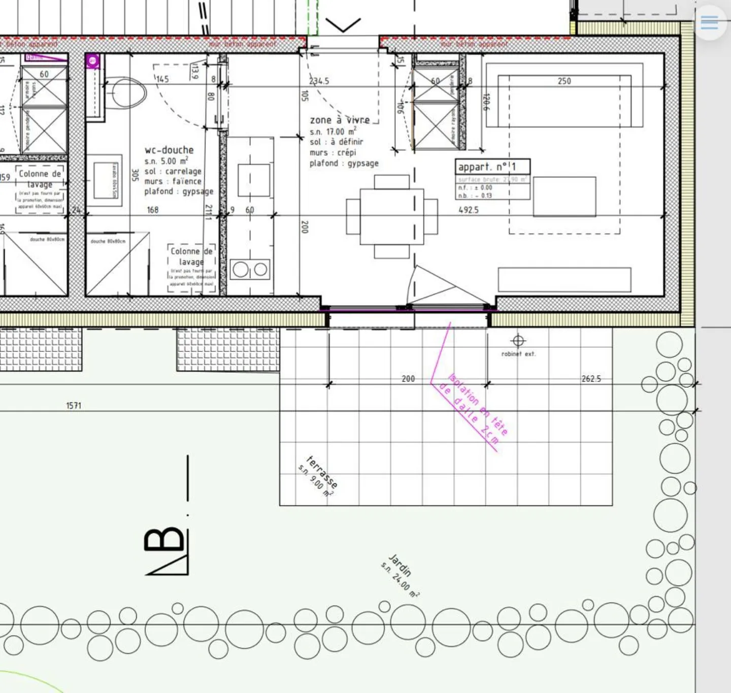 Studio à louer - Photo 3 sur 3