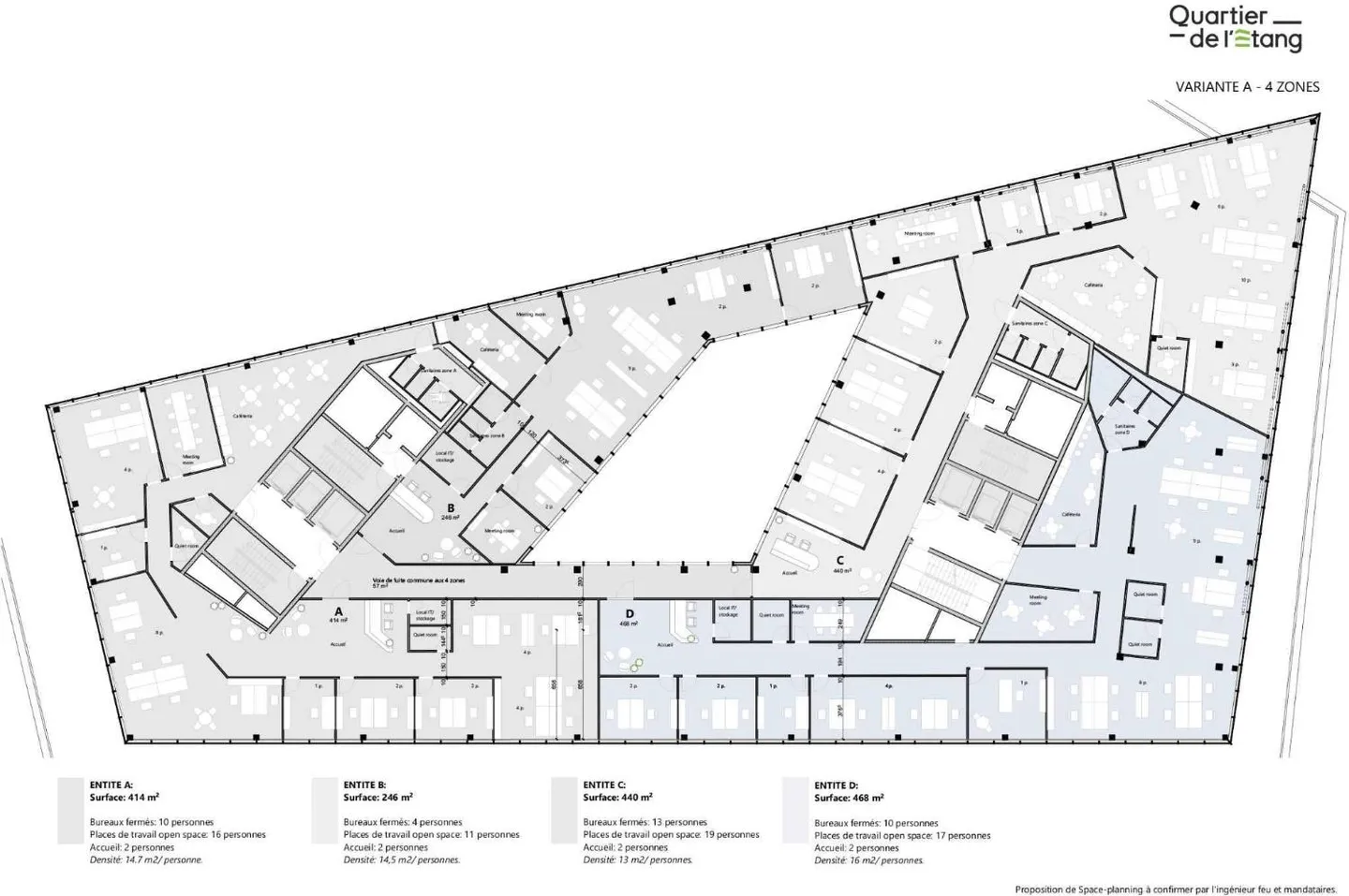 Bureaux de classe exceptionnelle de 468m² au cœur du Quartier de l'Étang - Photo 2 sur 12
