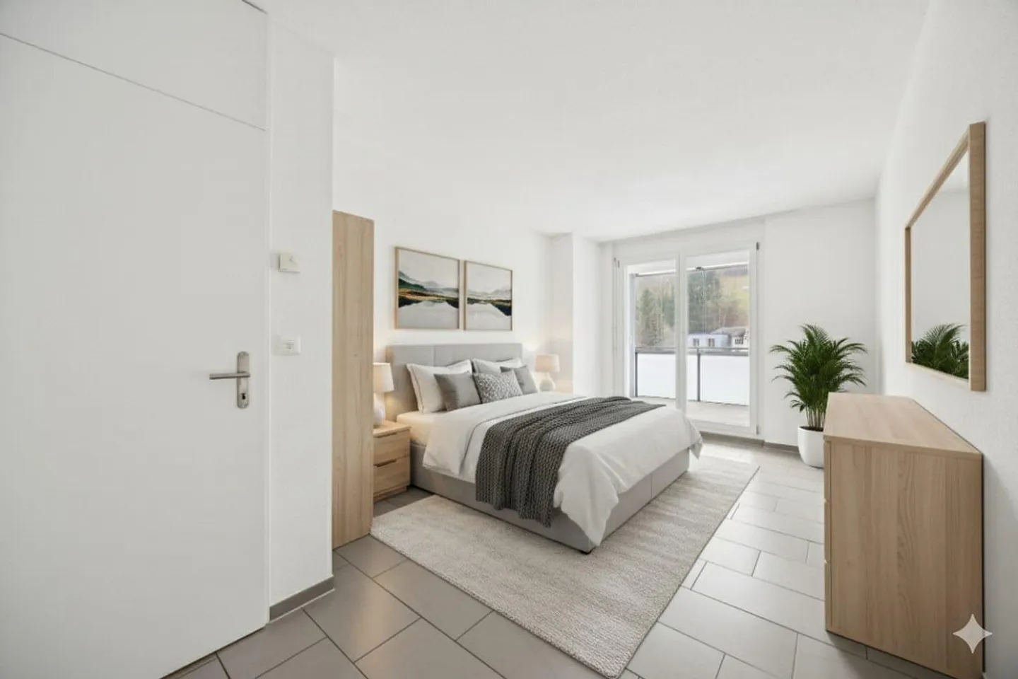 Modern Apartment with Balcony - Photo 4 of 13