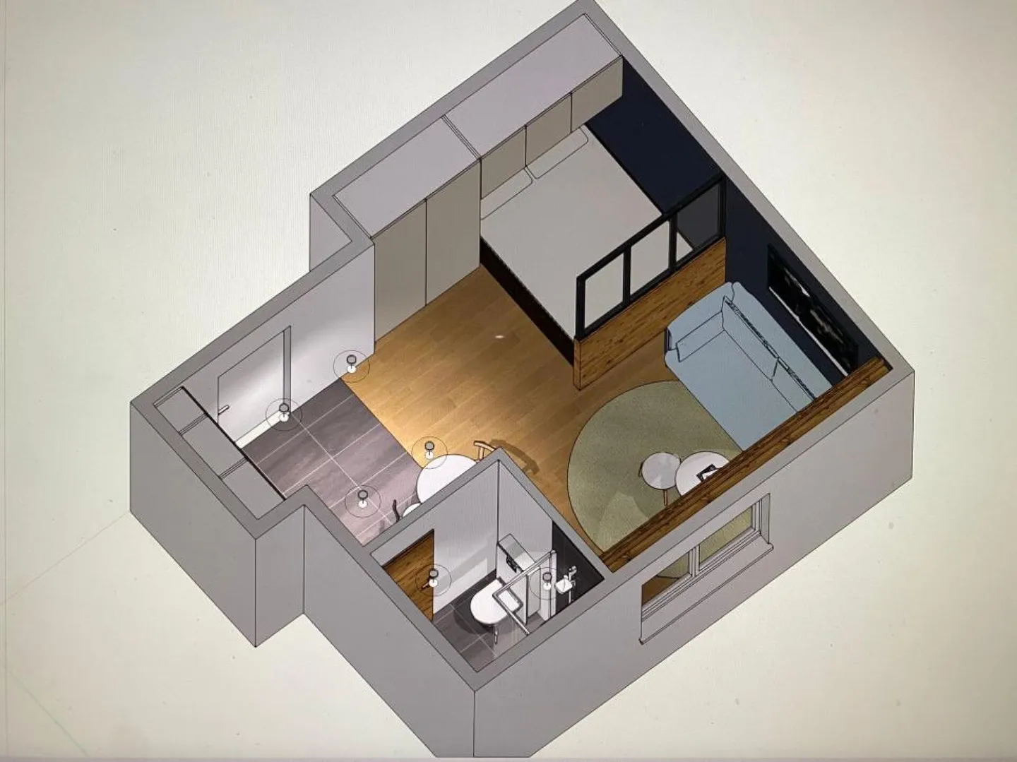 Wunderschön renoviertes Studio nur wenige Minuten vom Zentrum entfernt - Foto 8 von 8