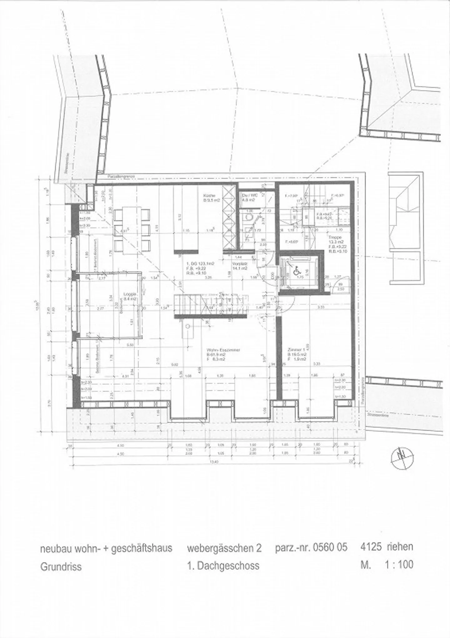 Moderne Dachwohnung mit ca. 182 m2 an gesuchter Wohnlage in Riehen/BS - Foto 14 von 15