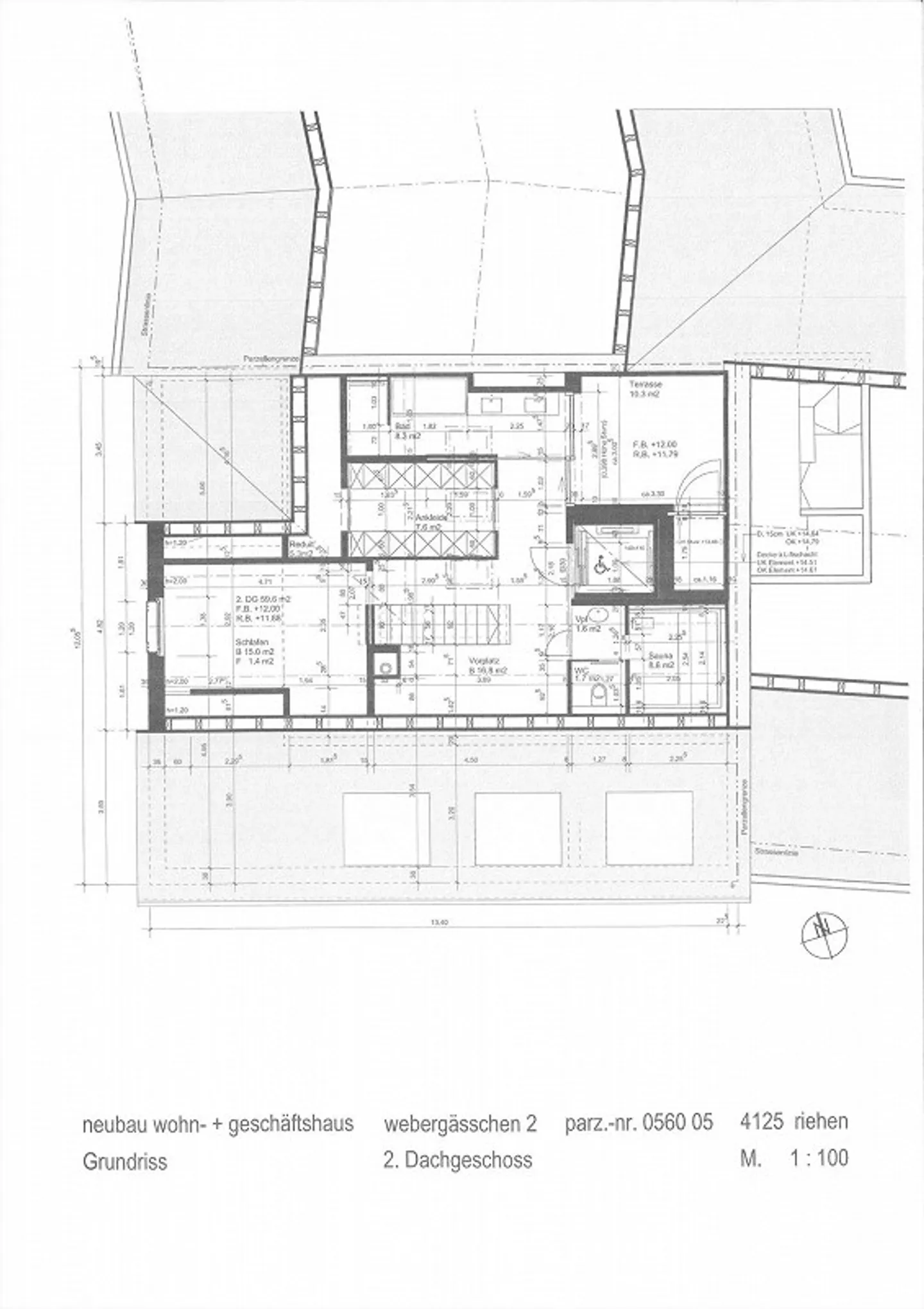 Moderne Dachwohnung mit ca. 182 m2 an gesuchter Wohnlage in Riehen/BS - Foto 15 von 15