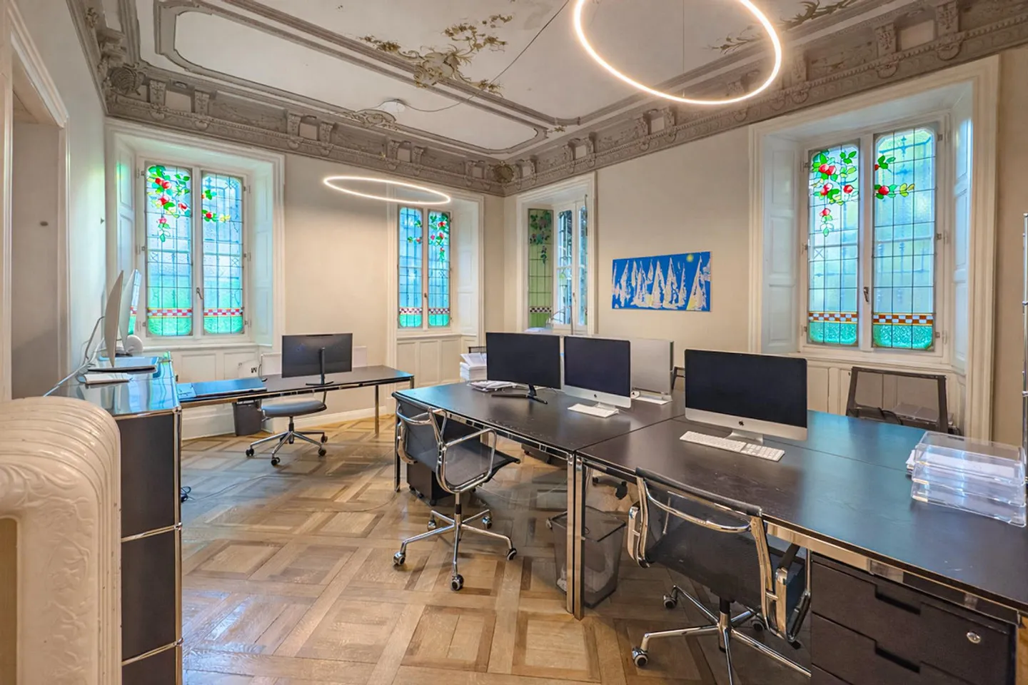 Prestigebüro in einer historischen Villa in Mendrisio - Foto 3 von 10