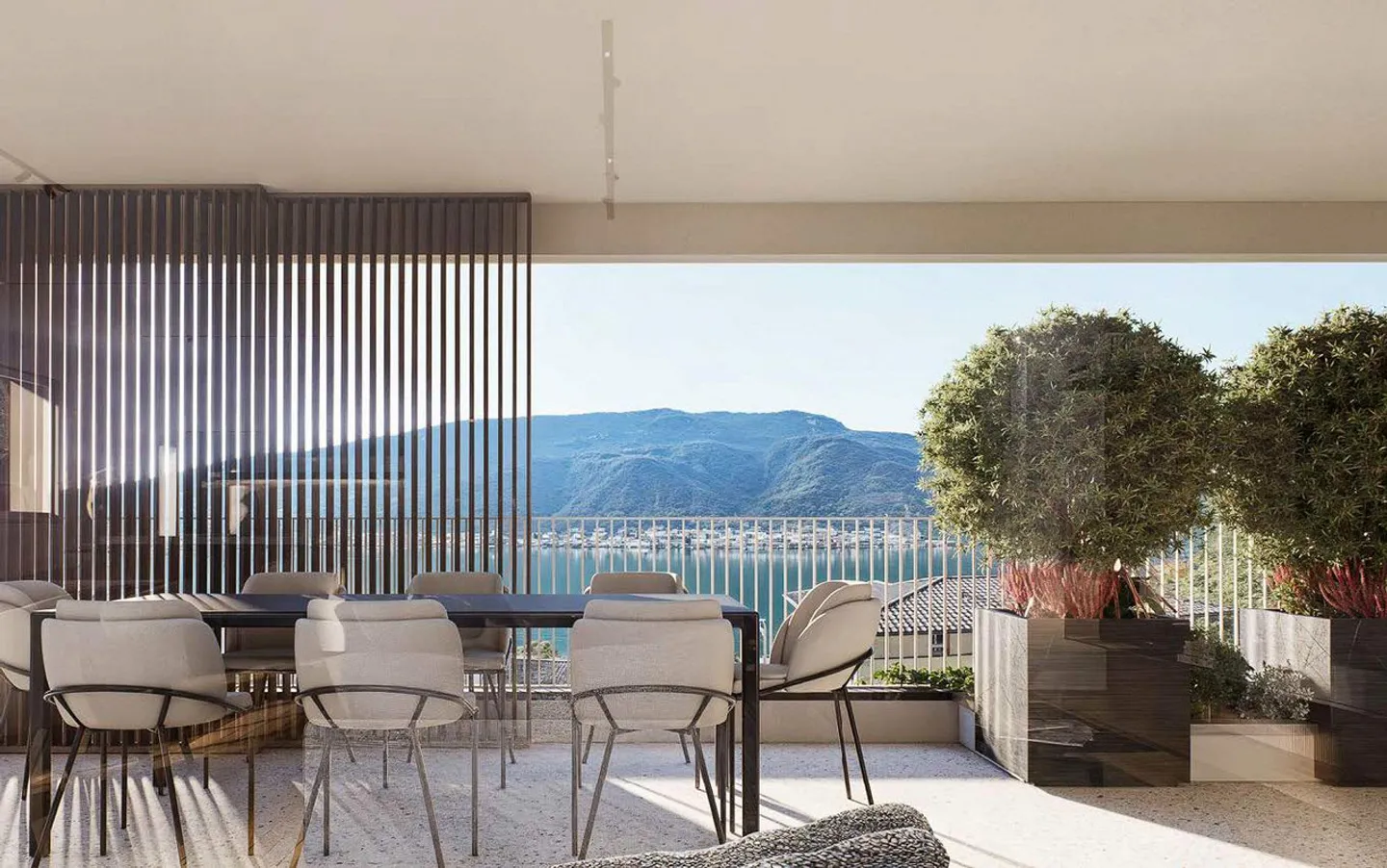 Prestigioso attico vista lago a Capolago - Foto 2 di 11
