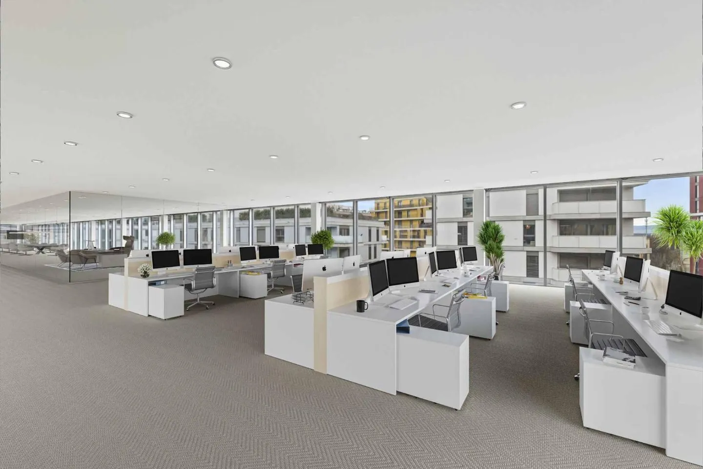 Uffici di classe superiore nel cuore del Quartier de l'Étang fino a 1.600 m² divisibili - Foto 3 di 11