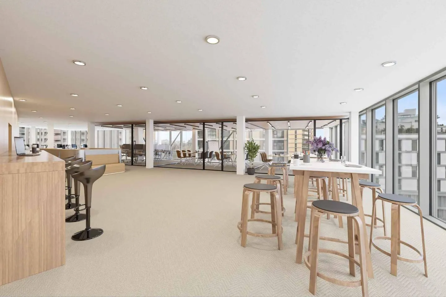 Uffici di classe superiore nel cuore del Quartier de l'Étang fino a 1.600 m² divisibili - Foto 4 di 11