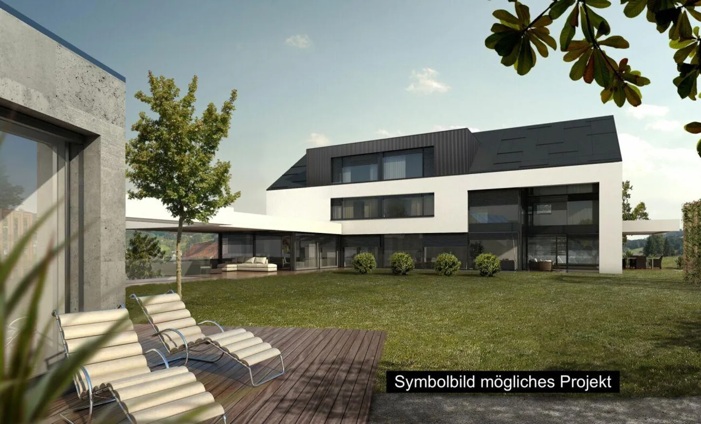 Einzigartiges Grundstück mit perfekter Geometrie, Seesicht und ebener Südwestausrichtung - Foto 2 von 8