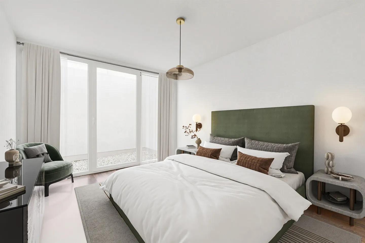 Geräumige Wohnung mit Terrasse - Foto 2 von 7