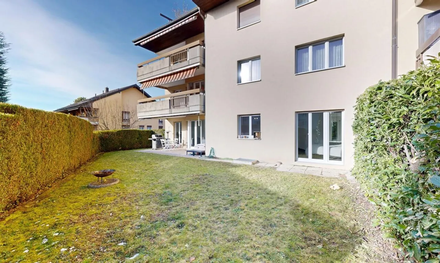 Bel appartement de 3,5pces en rez de jardin au calme absolu à Cheseaux - Photo 7 of 11